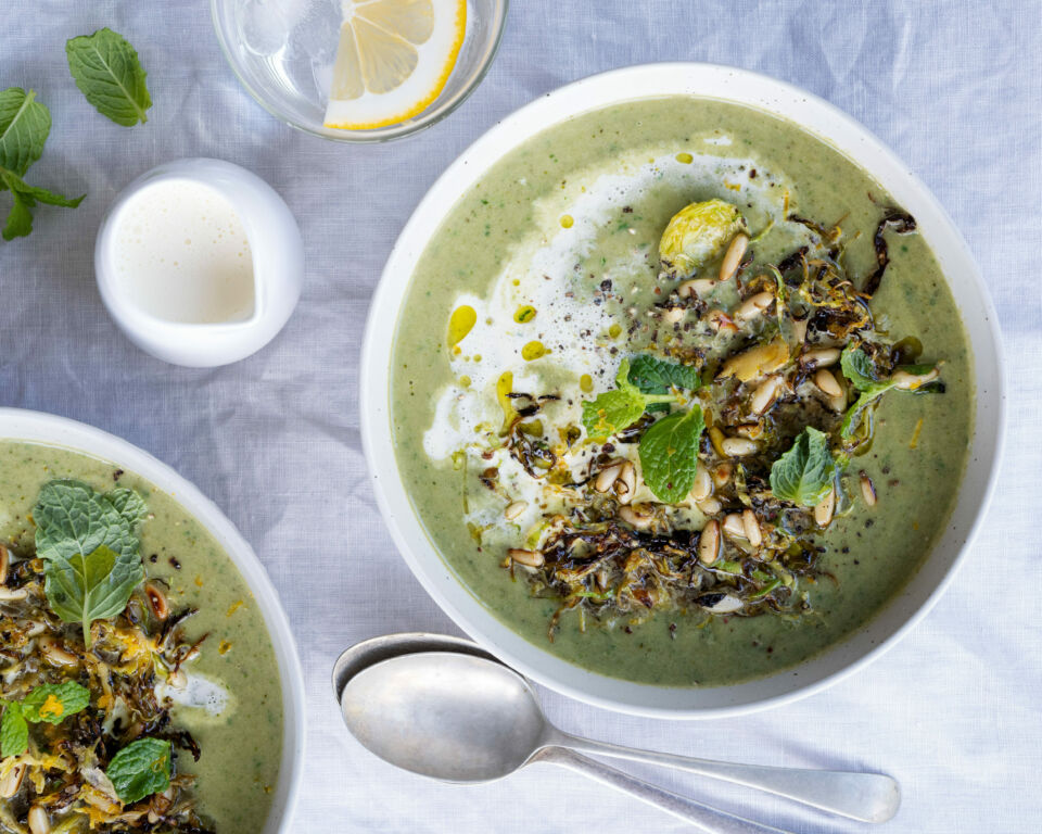 Grüne Blumenkohl-Cashew Suppe - Initiative Milch